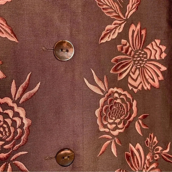 VICTOR COSTA OCCASION EMBROIDERED BLAZER JACKET WOMEN'S Size Large NWT - Picture 4 of 6